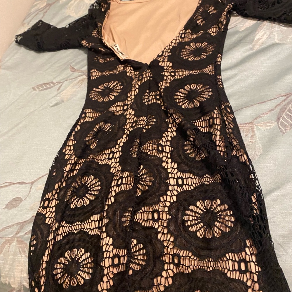 Long sleeve lace dress. XS-S. - Picture 2 of 2